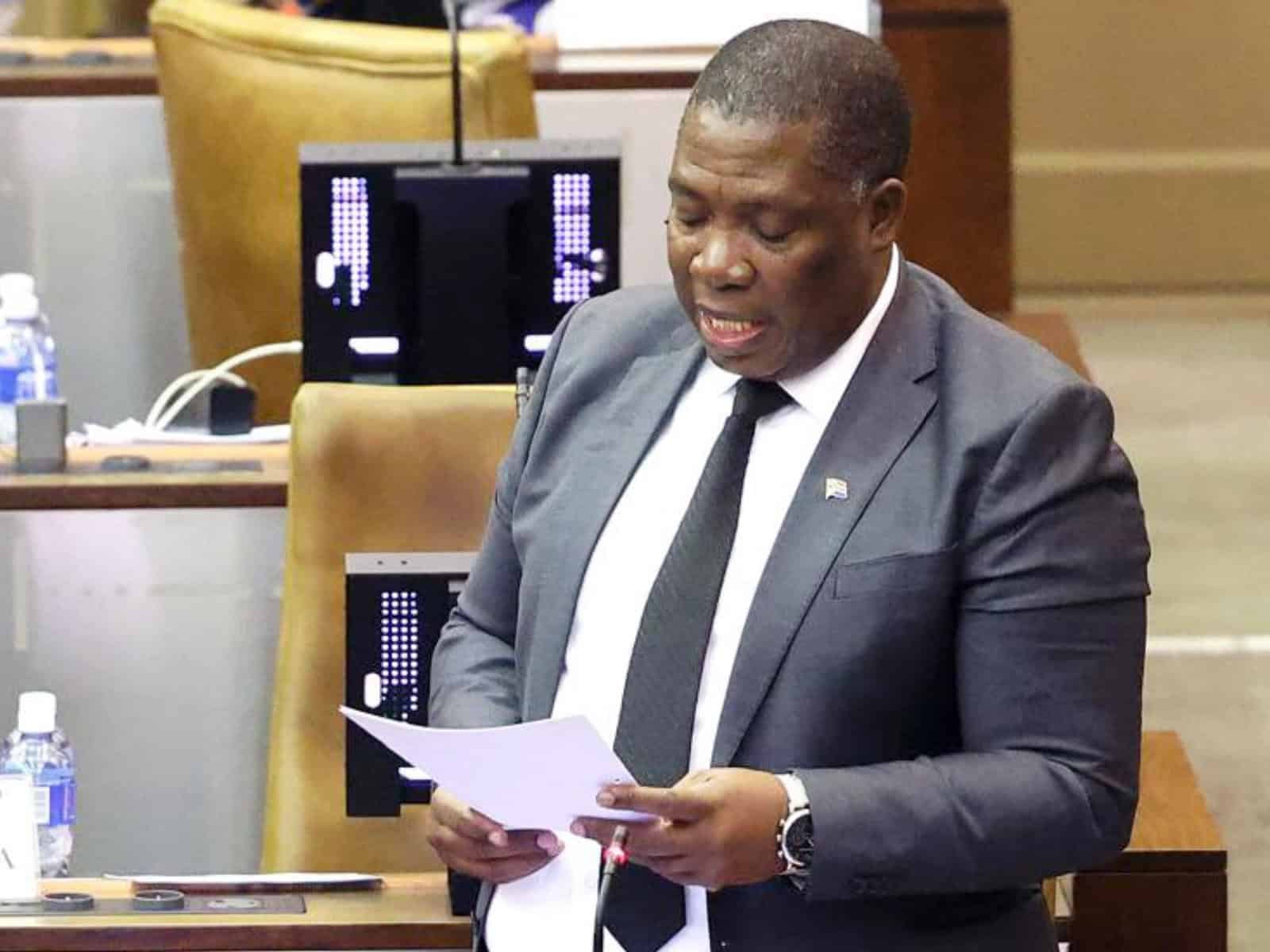 Panyaza Lesufi answered questions in the Gauteng Legislature on 9 September.