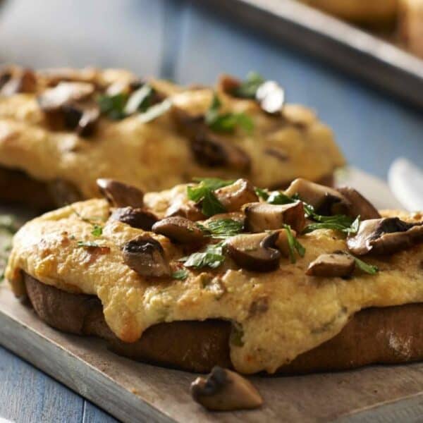 Mushroom-Cheese-Souffle-Toast recipe