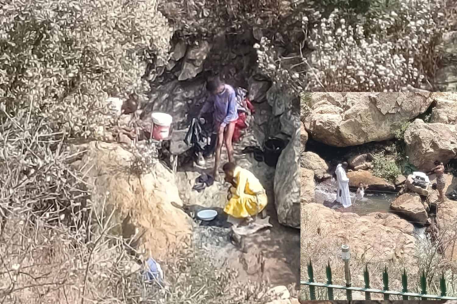 Naked people and rituals spark at Johannesburg park