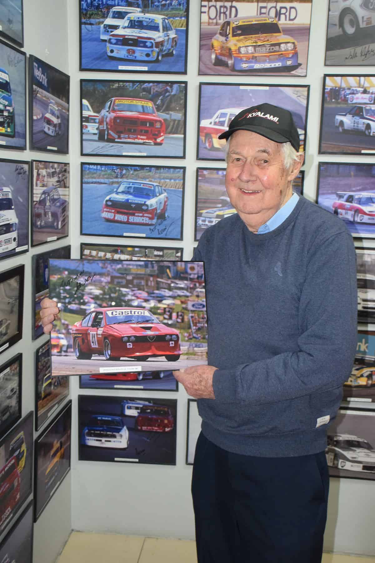 Roger McCleery remembers the racetrack successes of his baby, the Alfa Romeo GTV 3.0 litre. Picture: Brendan Seery