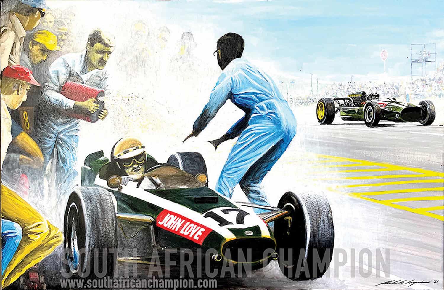 Review of South African Champion, the Entire, Epic Grand Prix, Formula 1, Single Seater and Specials Story.