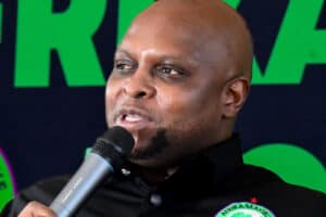 Floyd Shivambu does not believe there are similarities between Mayibuye's logo and that of the EFF.