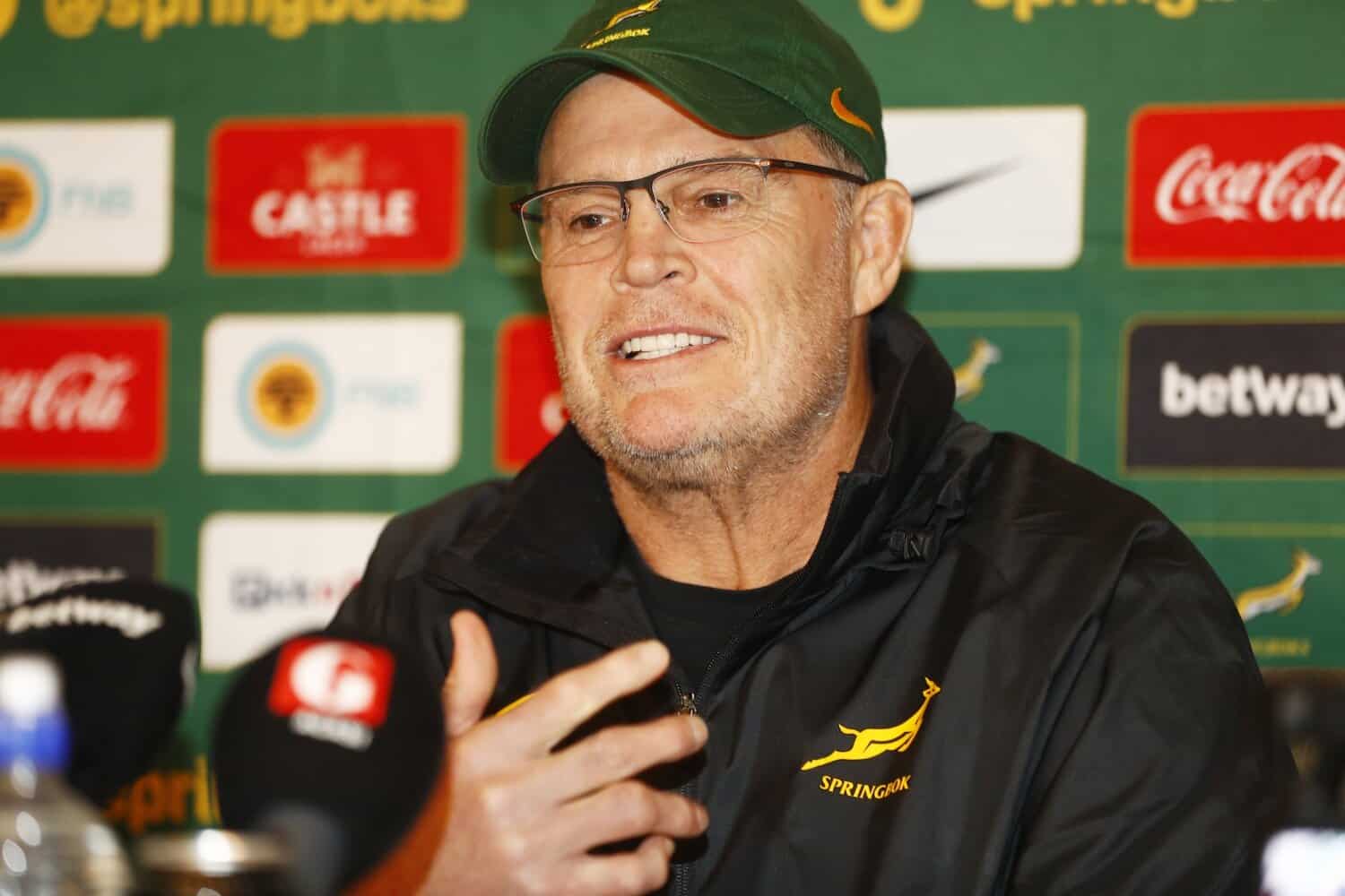 Springbok head coach Rassie Erasmus
