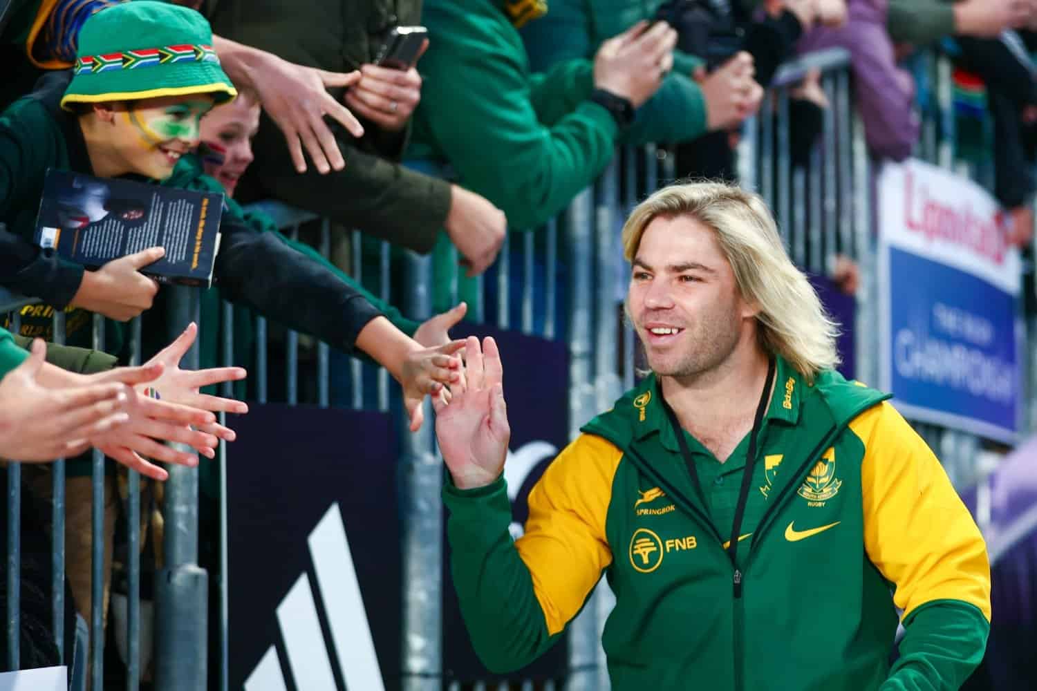 Springbok scrumhalf Faf de Klerk