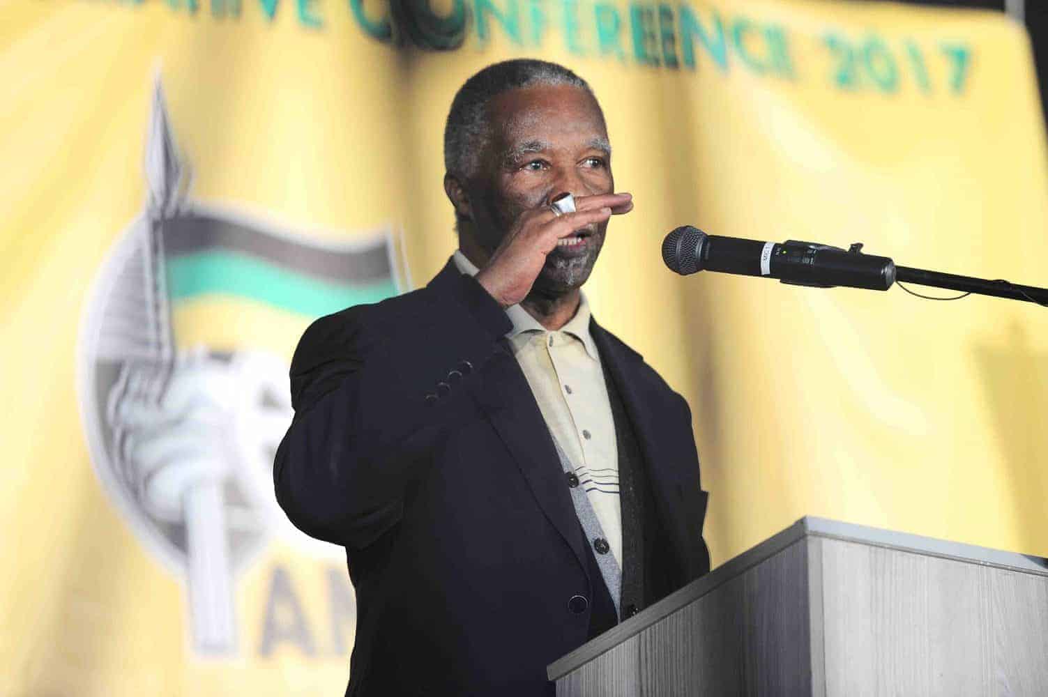 'There's a crisis' - Mbeki commends KZN ANC for 'discussing real problems instead of singing and dancing'