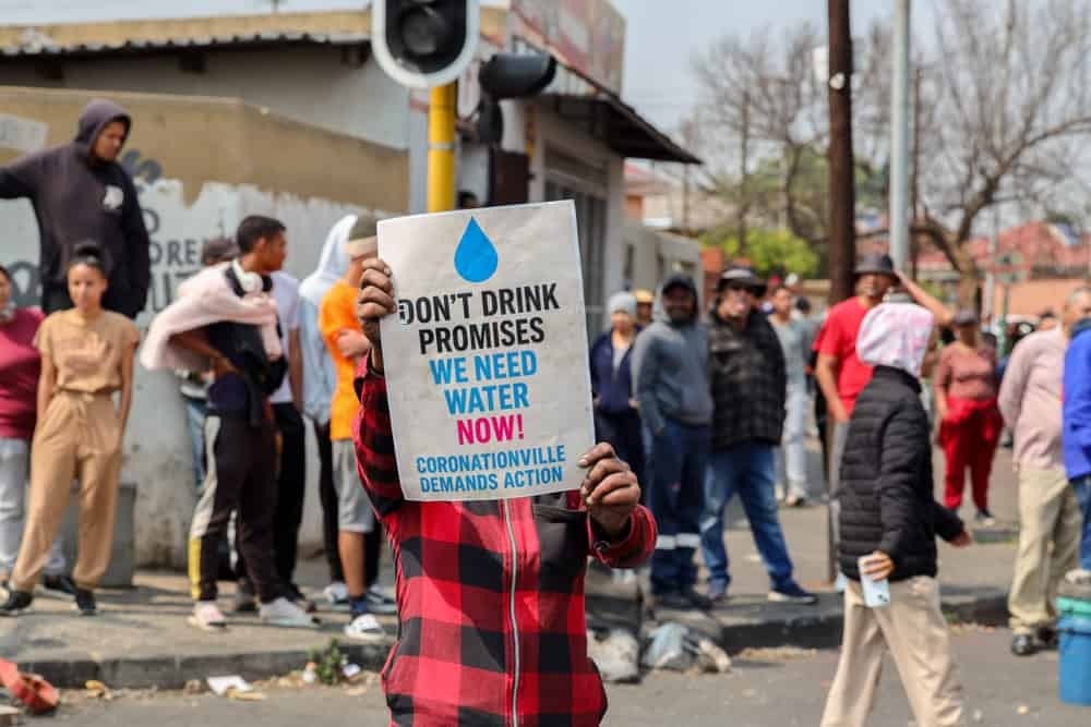 Thirsty Joburg demands change