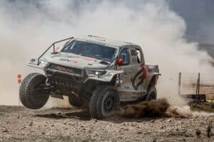 Toyota Hilux Gazoo Racing Variawa and Cazalet still leads after Outeniqua 400