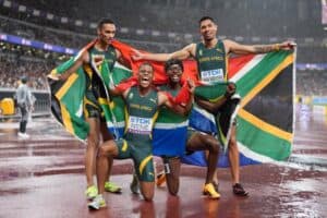 SA 4x400m relay team