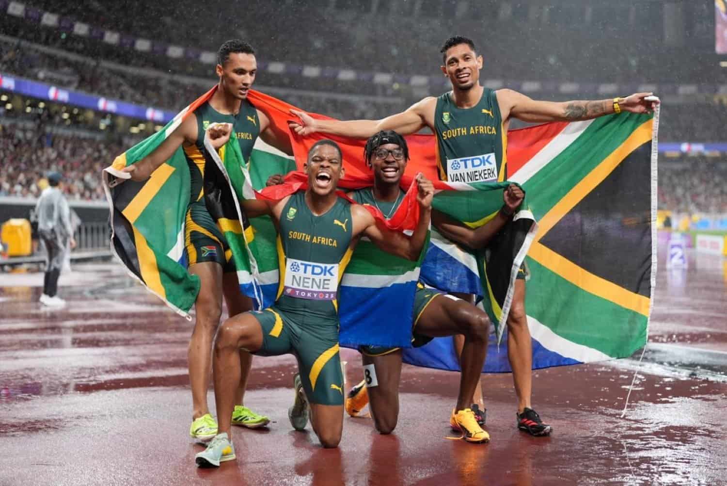 SA 4x400m relay team