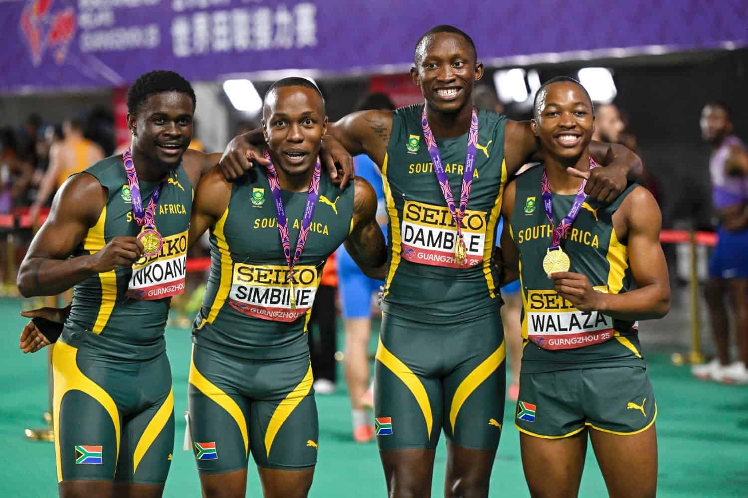 SA 4x100m relay team