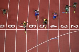Jamaica's athlete Oblique Seville