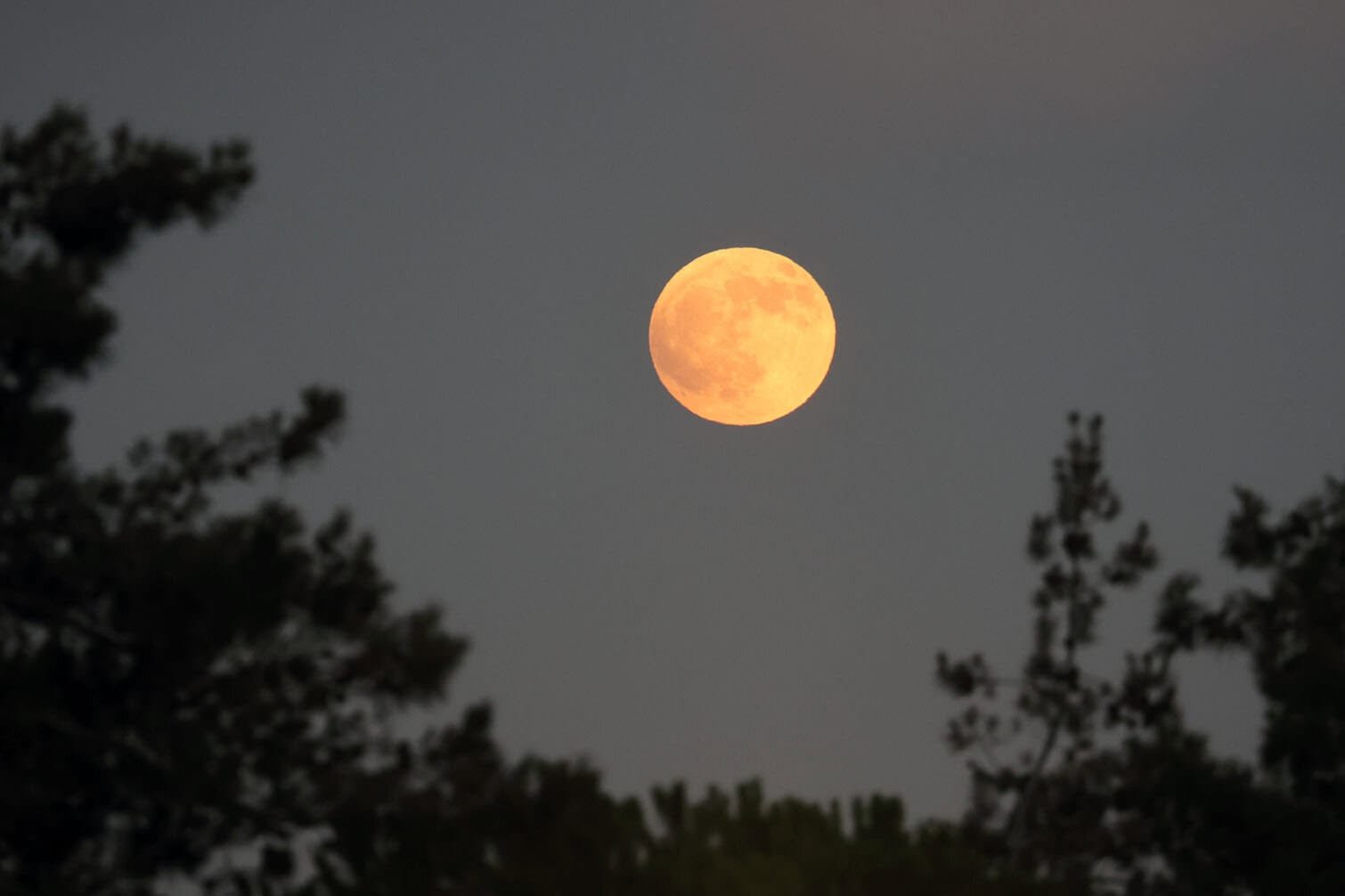 Blood moon rises above Jerusalem