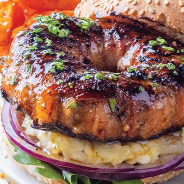 Donut burger. Picture: Supplied