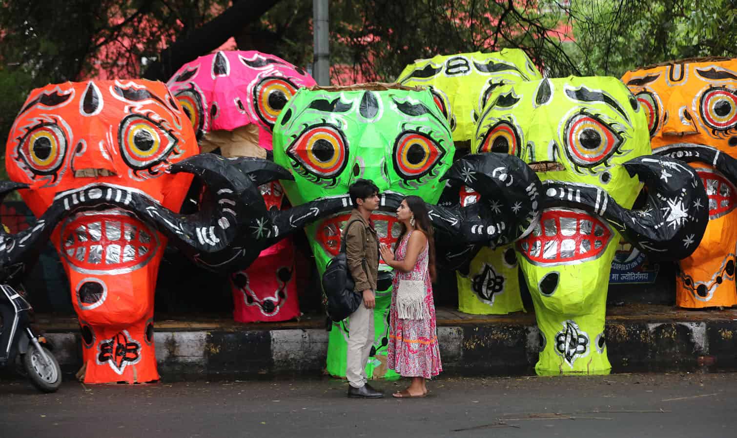 Dussehra Festival Preparations in New Delhi