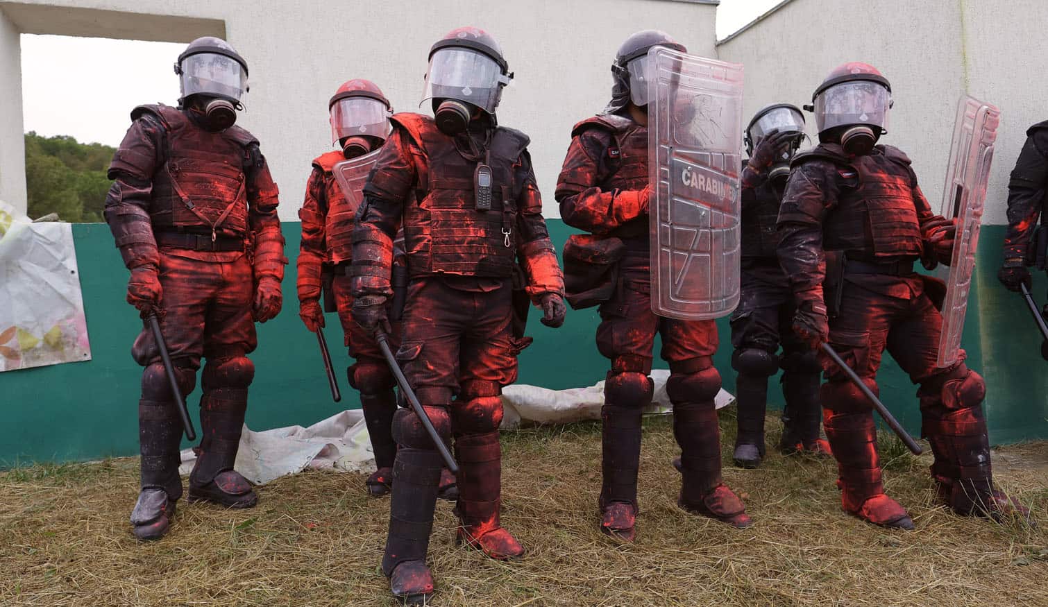 International riot police drill 'Carpathian Blue Shield 2025' in Romania