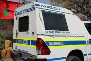 Midrand police responded to the shooting of a taxi owner in Midrand. Picture: Sphiwe Masilela