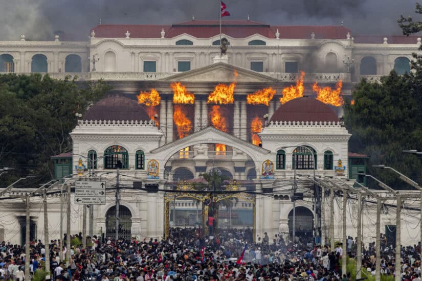 Aftermath of violent clashes over social media ban in Nepal