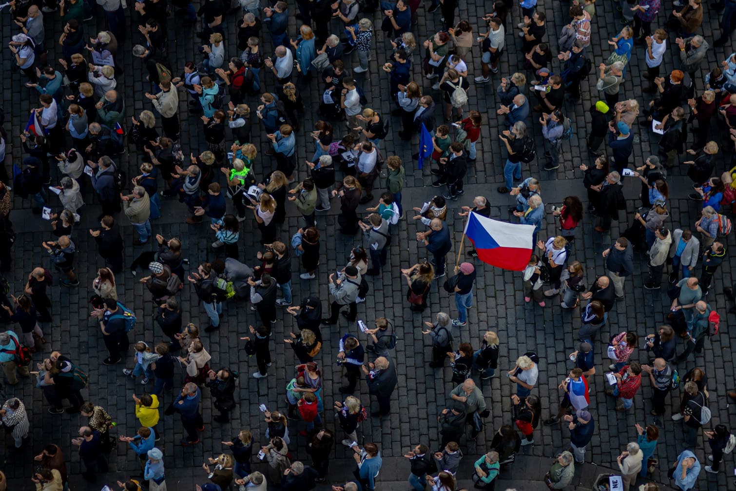 'Let's prevent the rule of extremists!' gathering ahead of Czech parliamentary elections