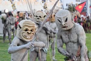 Celebrations for the 50th anniversary of independence for Papua New Guinea