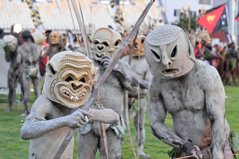 Celebrations for the 50th anniversary of independence for Papua New Guinea