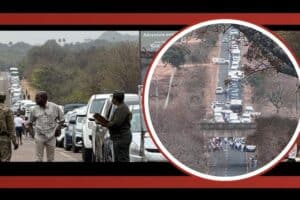 The Phalaborwa gate at the Kruger National Park on Free Week