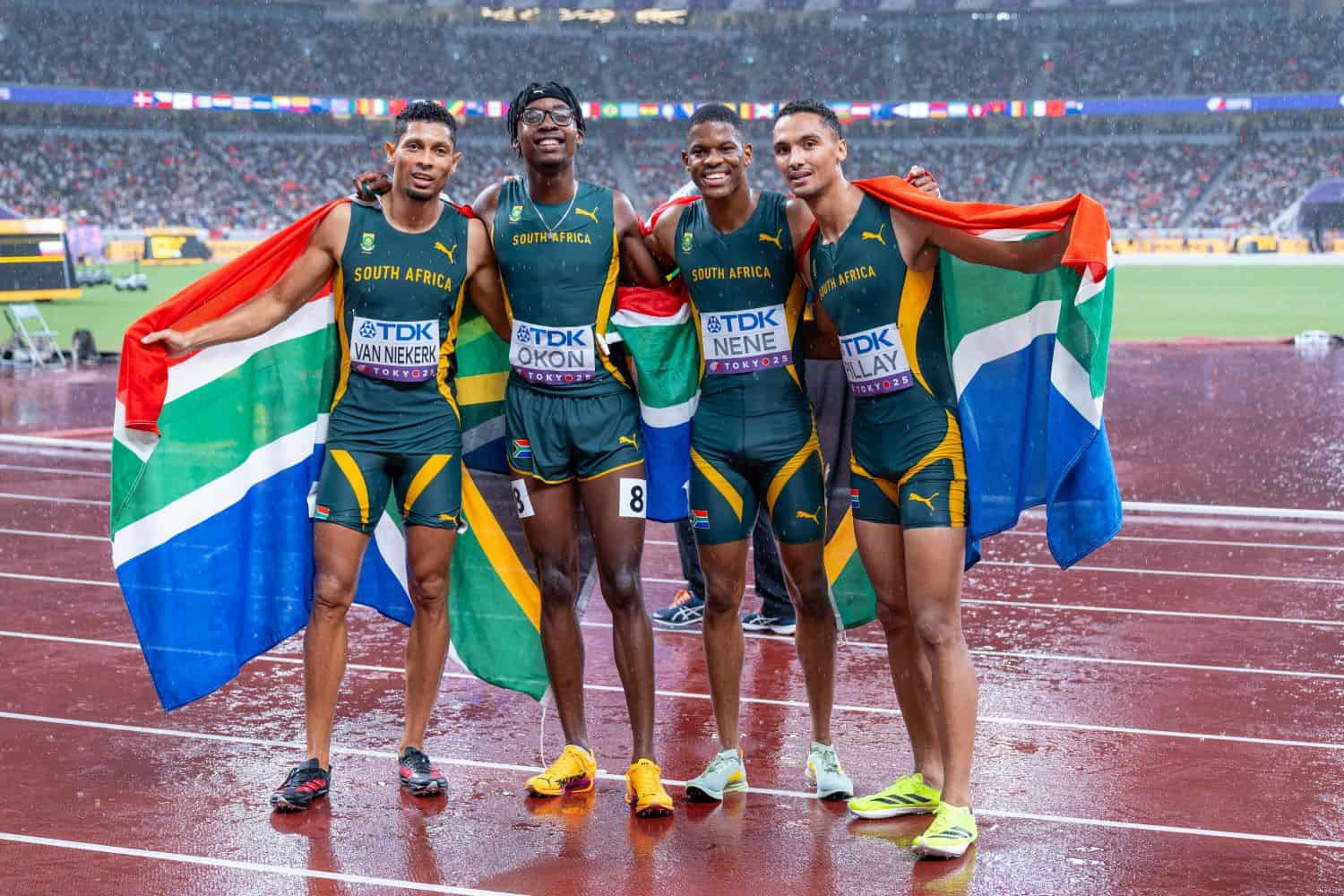 SA 4x400m relay team