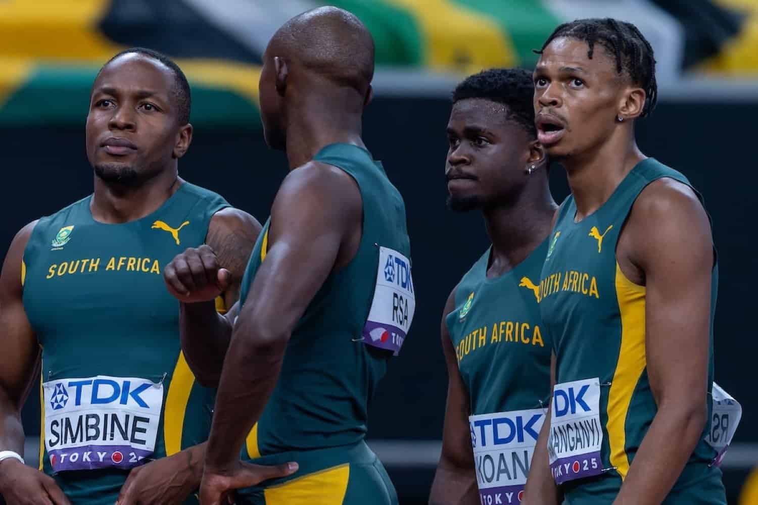 SA 4x100m relay team