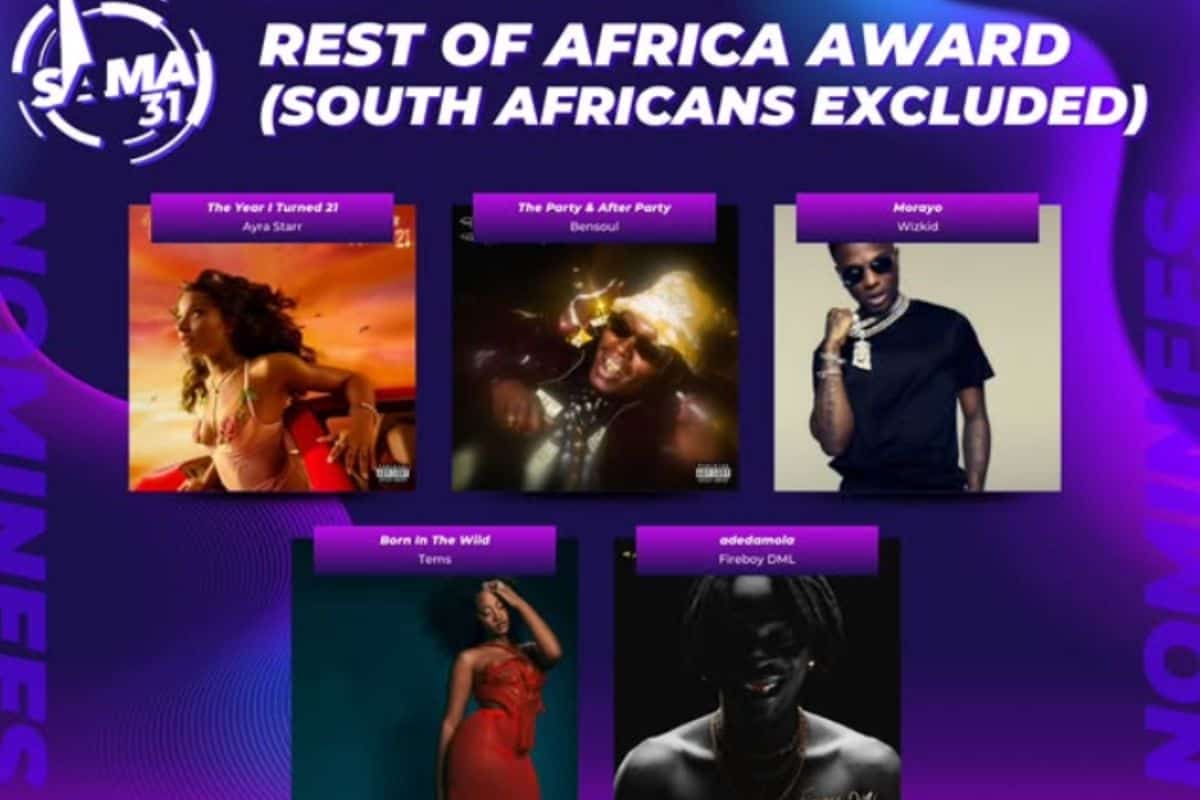 SAMAs rest of africa