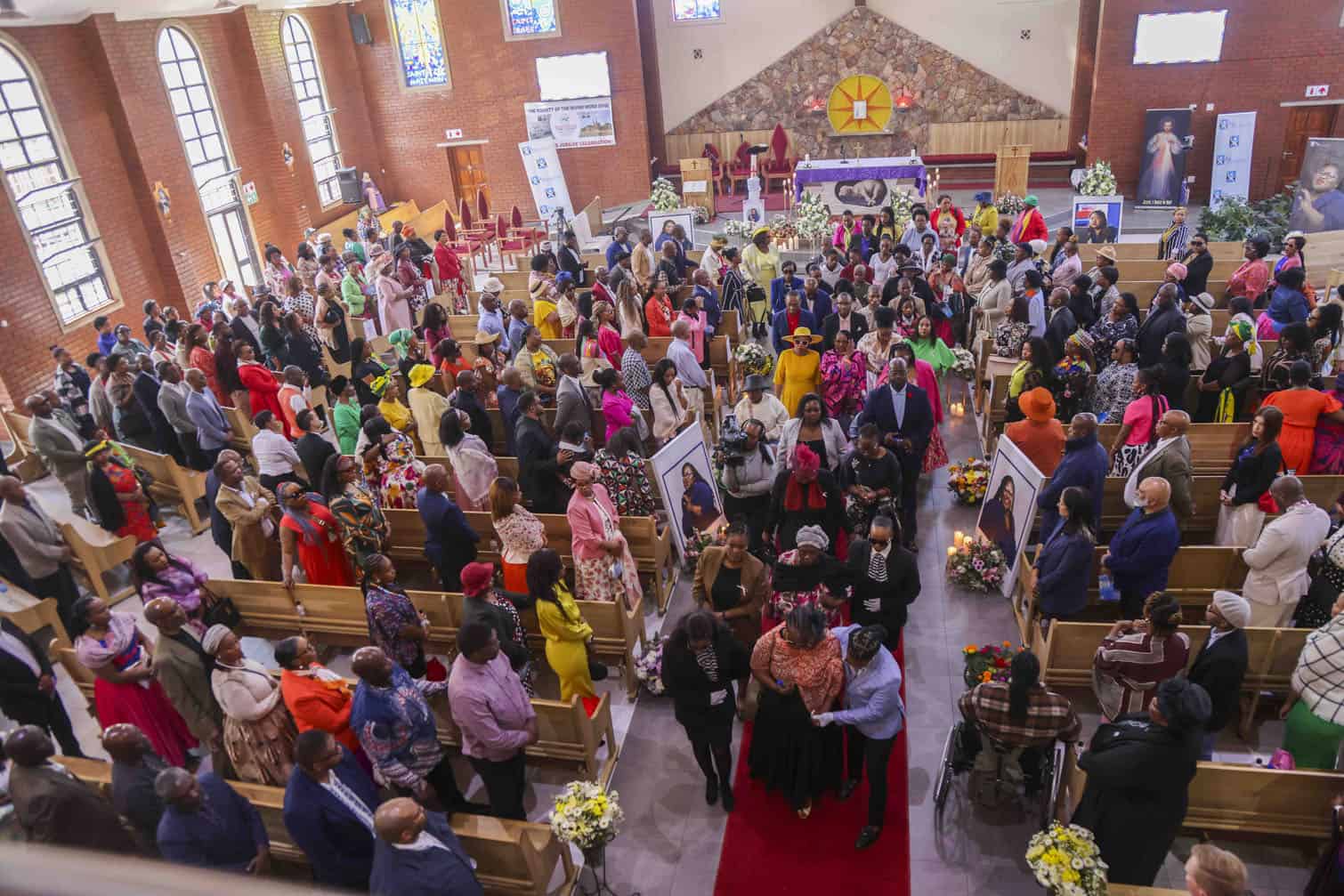 Funeral Service Of Tshidi Madia At San Salvador Catholic Church