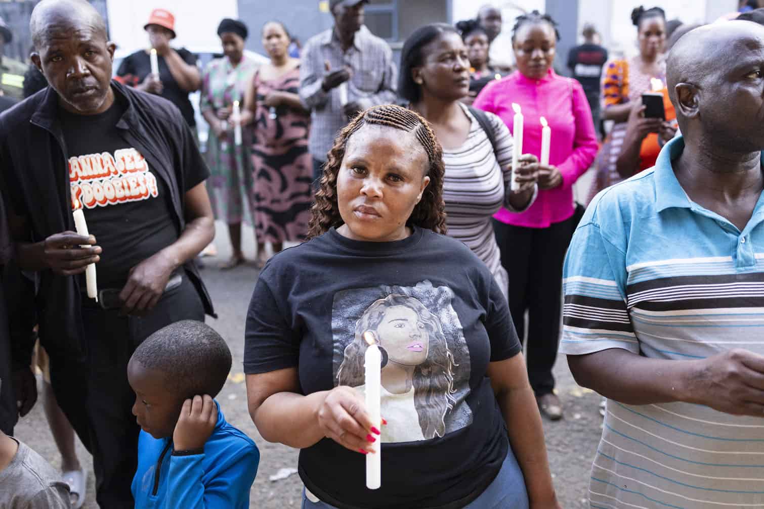 Memorial for Marshalltown building fire victims in South Africa