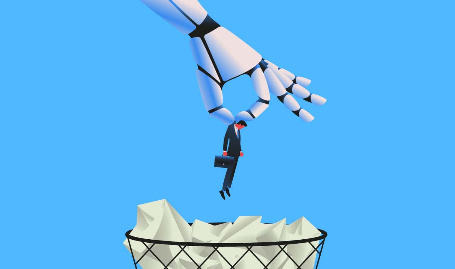 AI tech sector job losses automation