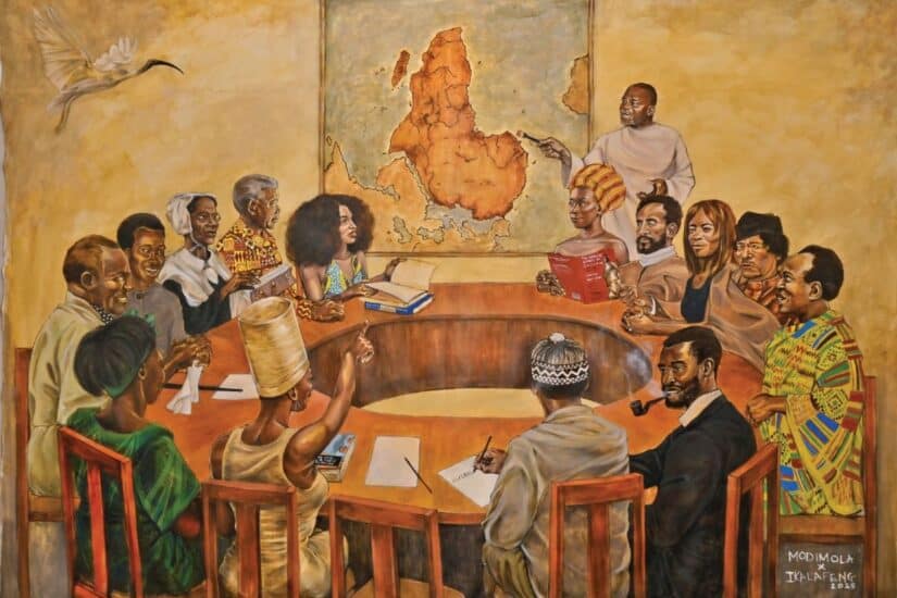 Africa Re-Union painting