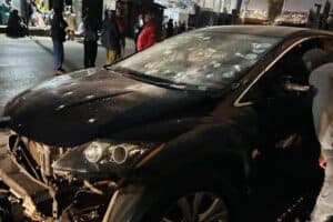 The scene of the shooting of Alexandra activist and community leader Vincent Ndima.