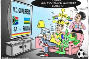 Cartoon Bafana World Cup qualification