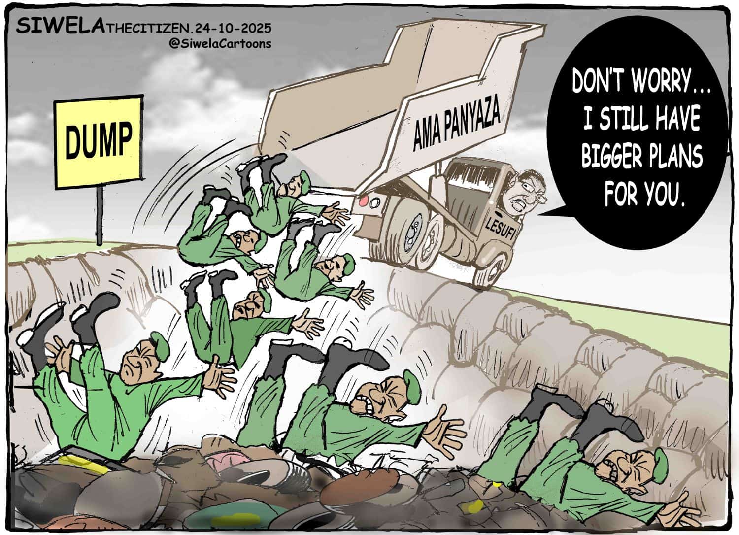 Cartoon of the day. Lesufi takes Amapanyaza off the streets.