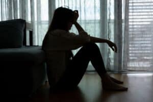 Depressed teacher