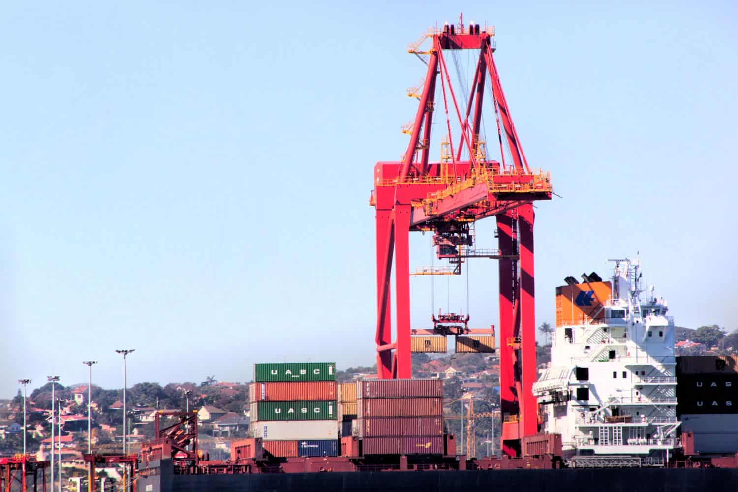 Durban port for containers