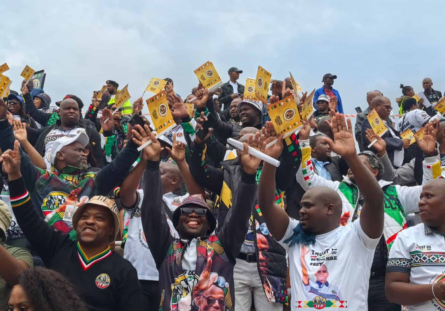 IFP supporters before the 50th anniversary in Soweto, 18  October 2025. Picture: Nigel Sibanda/ The Citizen