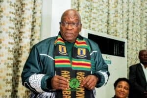 WATCH: Run Zuma run, MK party leader shows veterans how fit he is