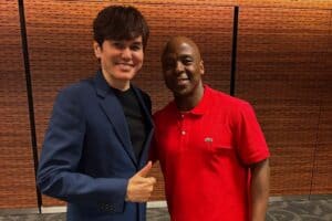 Kabelo Mabalane with Joseph Prince