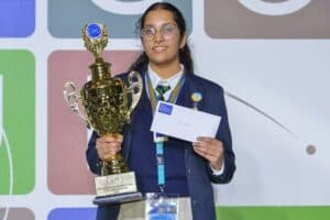Khushi Lall, has achieved remarkable success at the 45th Eskom Expo International Science Fair (ISF), earning the coveted title of Top Junior Scientist.