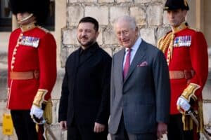 King Charles hosts Zelensky ahead of London meeting on Ukraine missiles
