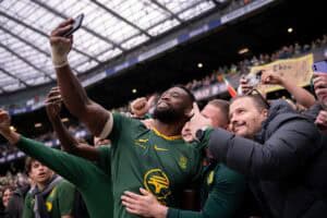 Siya Kolisi and Bok fans