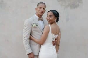 Manie Libbok and his wife