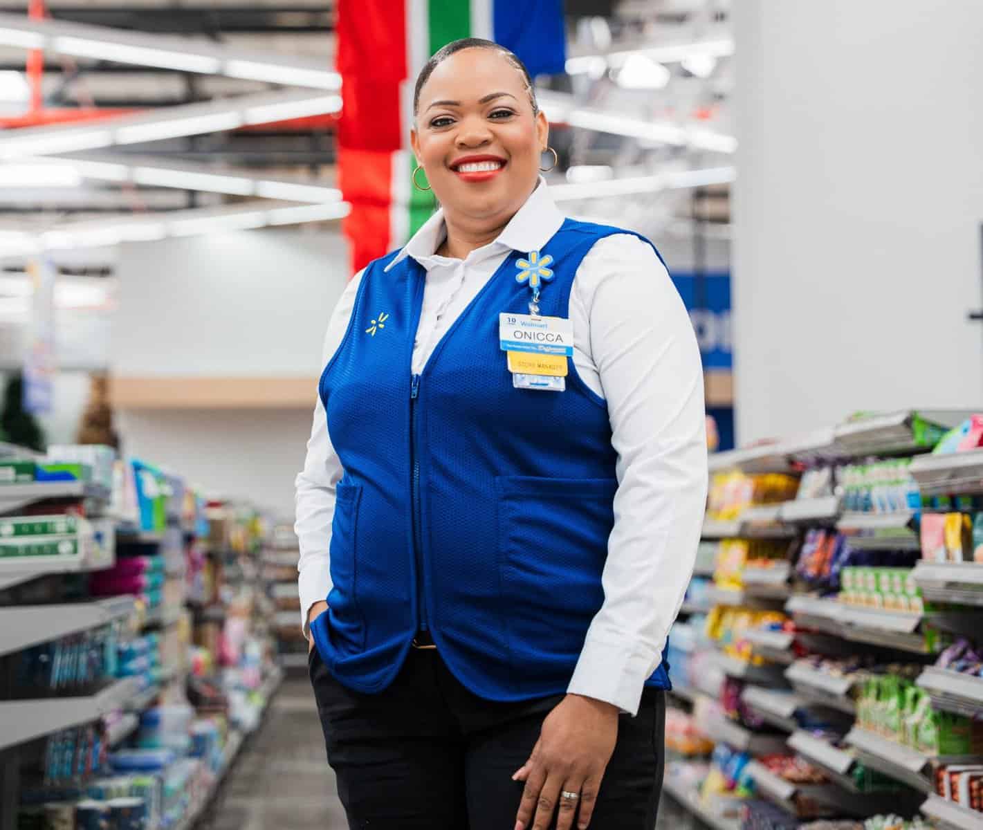 SA's first Walmart store manager, Onicca Mothapo. 