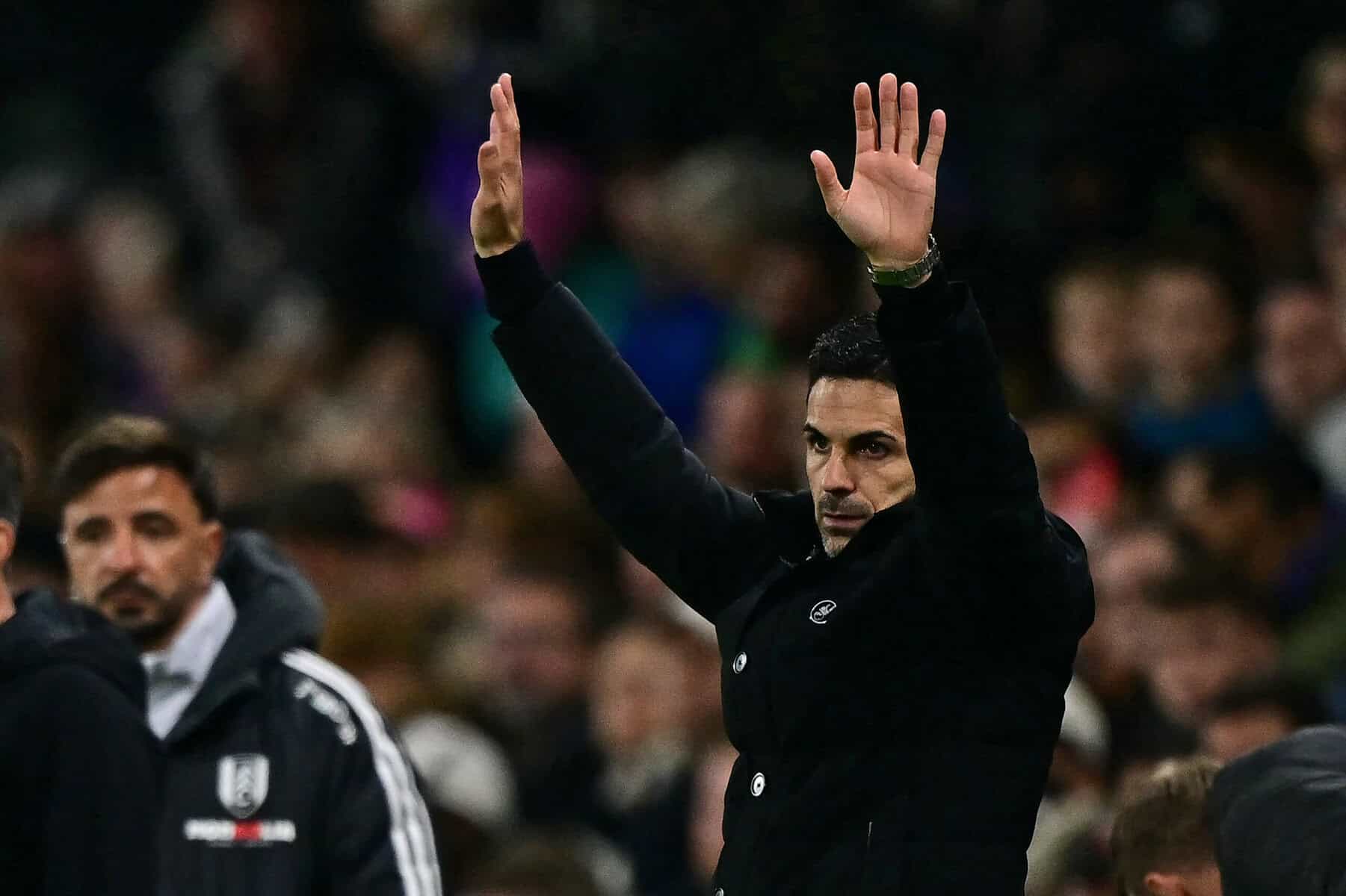 are three points clear of second-placed Manchester City in the title race, with champions Liverpool four points behind