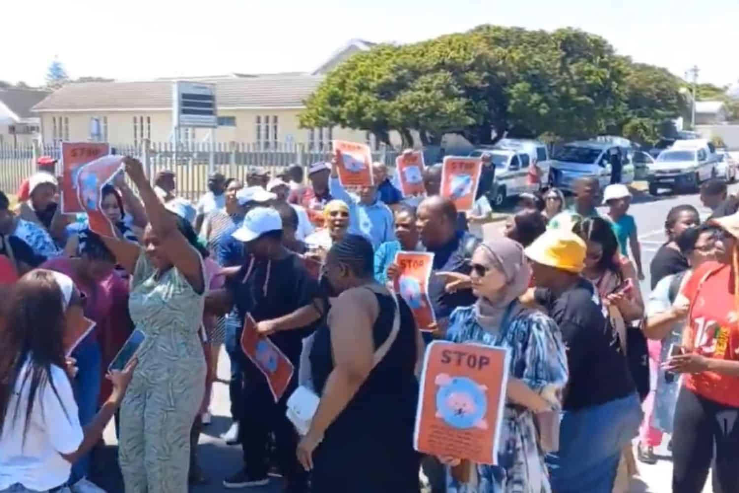 Tensions flare as parents protest culture of violence at Milnerton High School