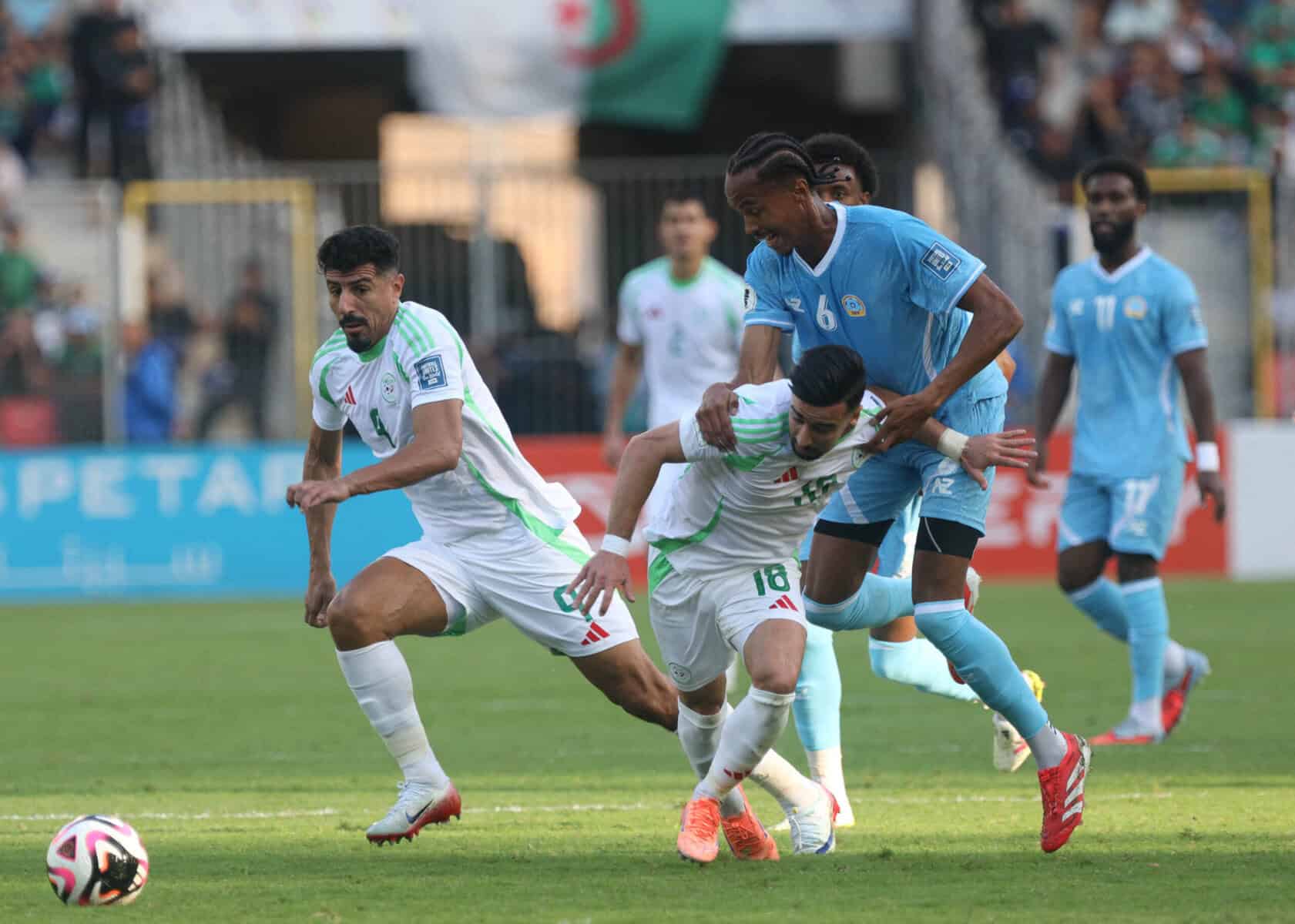 Amoura scores twice as Algeria qualify for 2026 World Cup