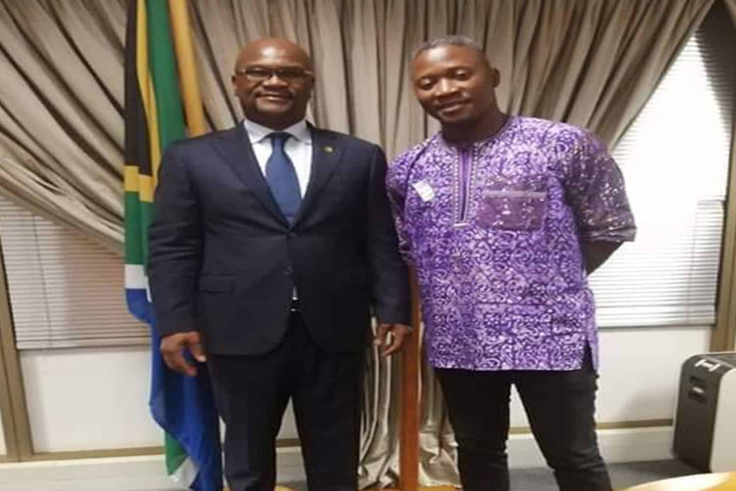 Walter Mokoena and Nathi Mthethwa