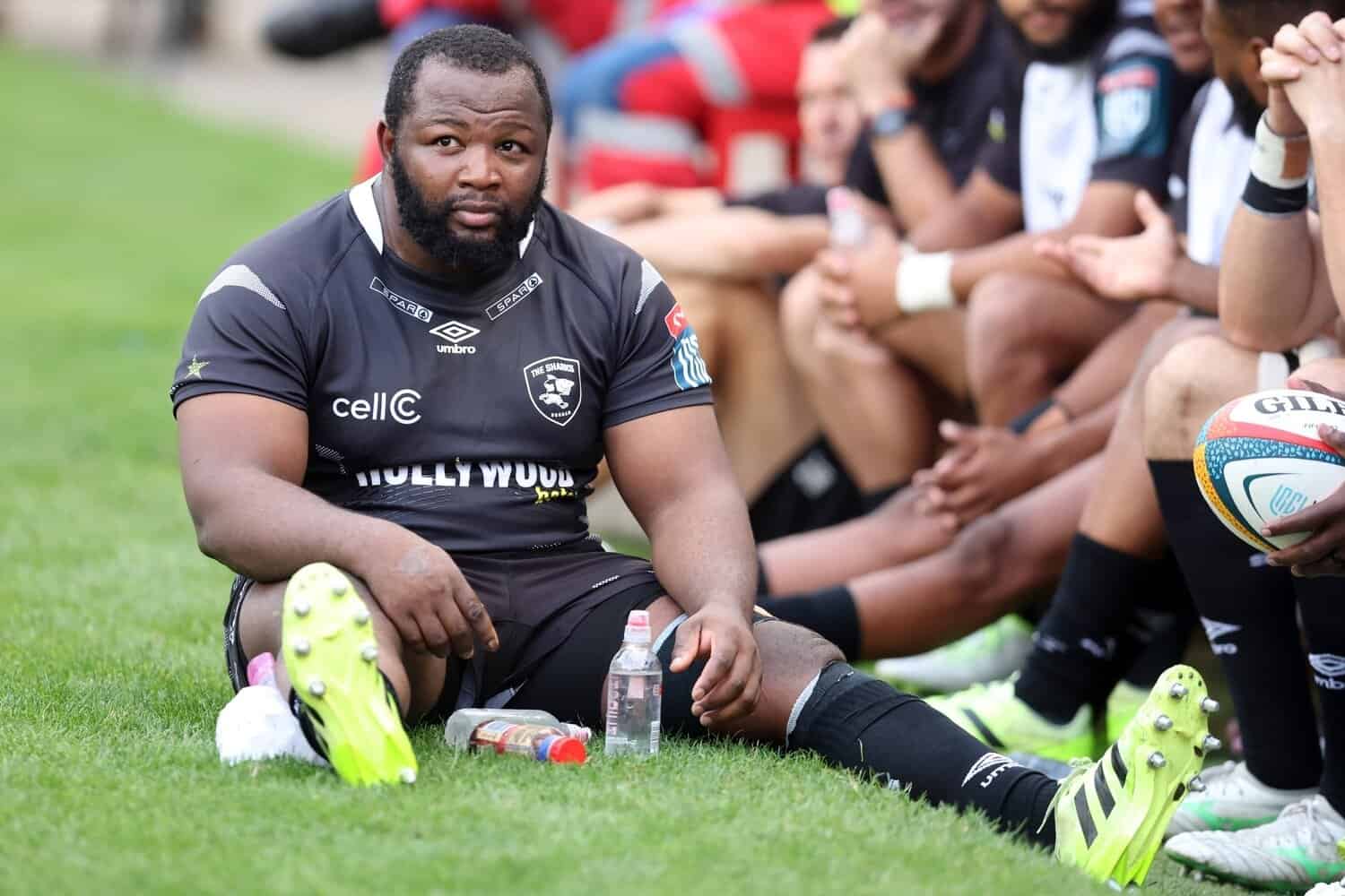 Sharks prop Ox Nche